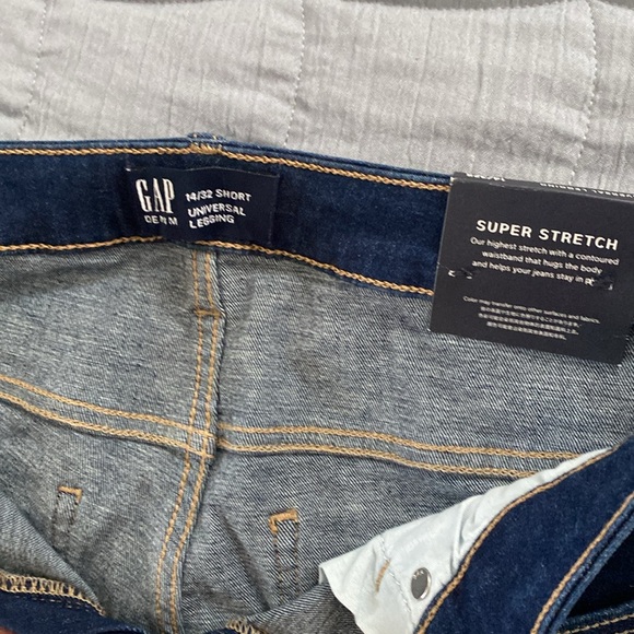 NWT Gap Factory high rise universal legging skinny jeans SHORT - Picture 3 of 4